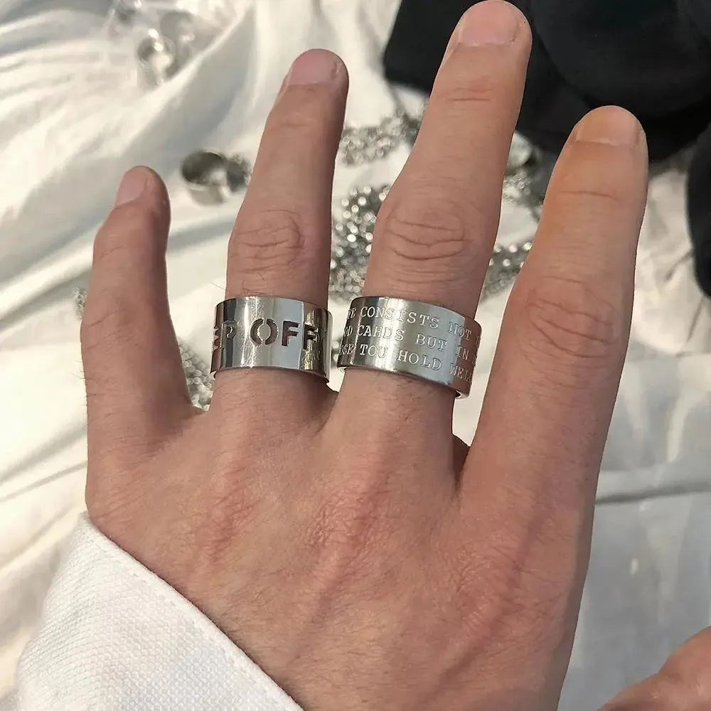 Letters Design Ring
