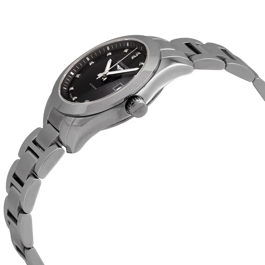 Longines Conquest Classic Automatic Black Dial Ladies Watch L2.285.4.58.6
