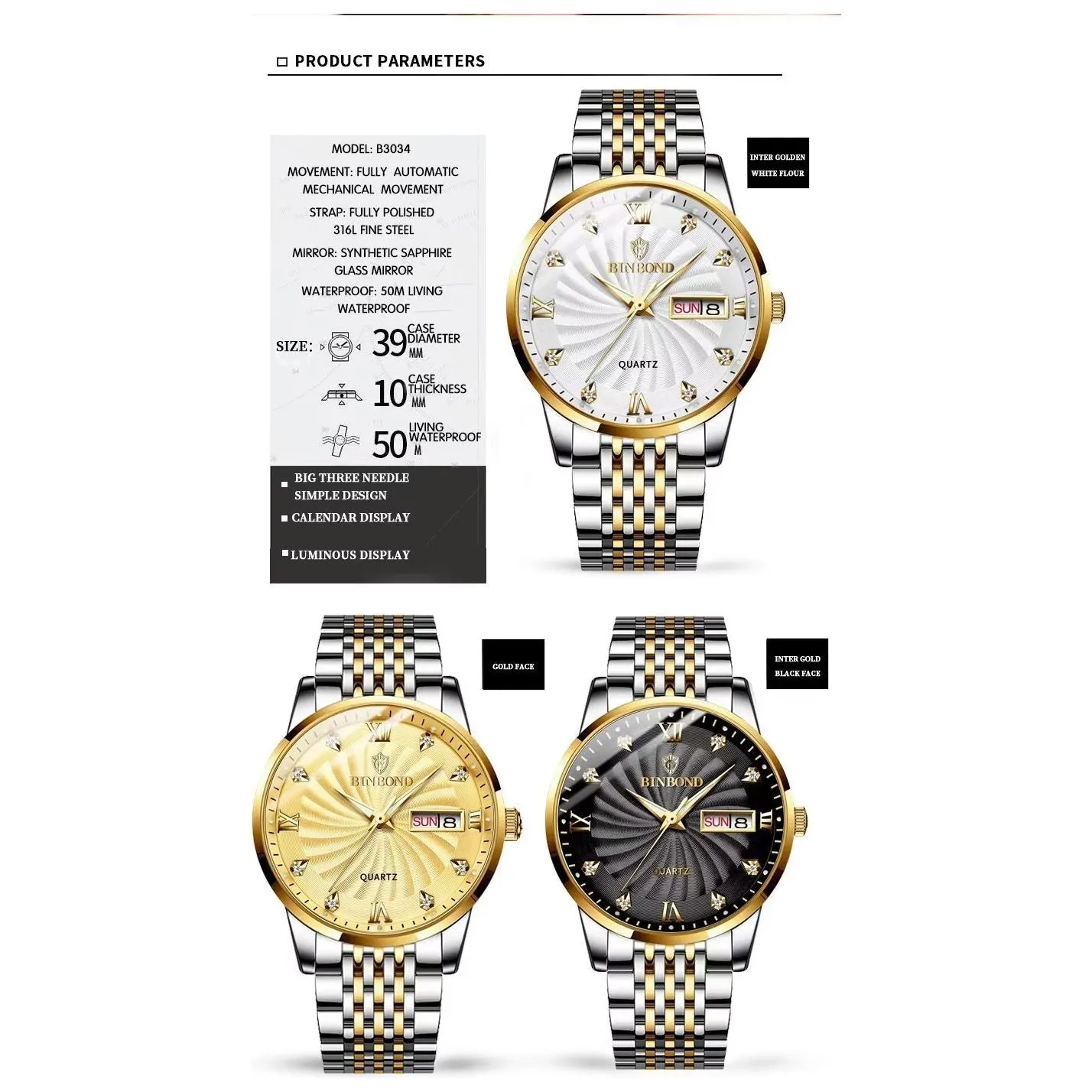 Luxalon Prestige Wristwatch