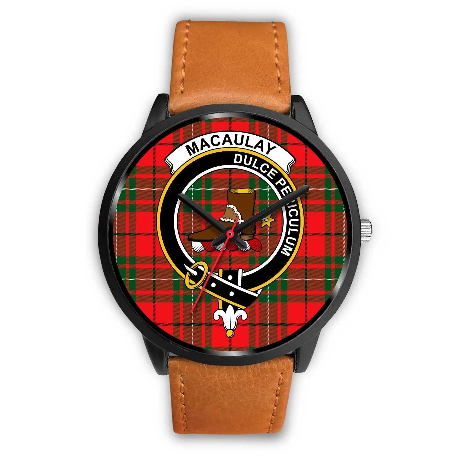 MacAulay Modern Clan Badge Tartan Black Watch