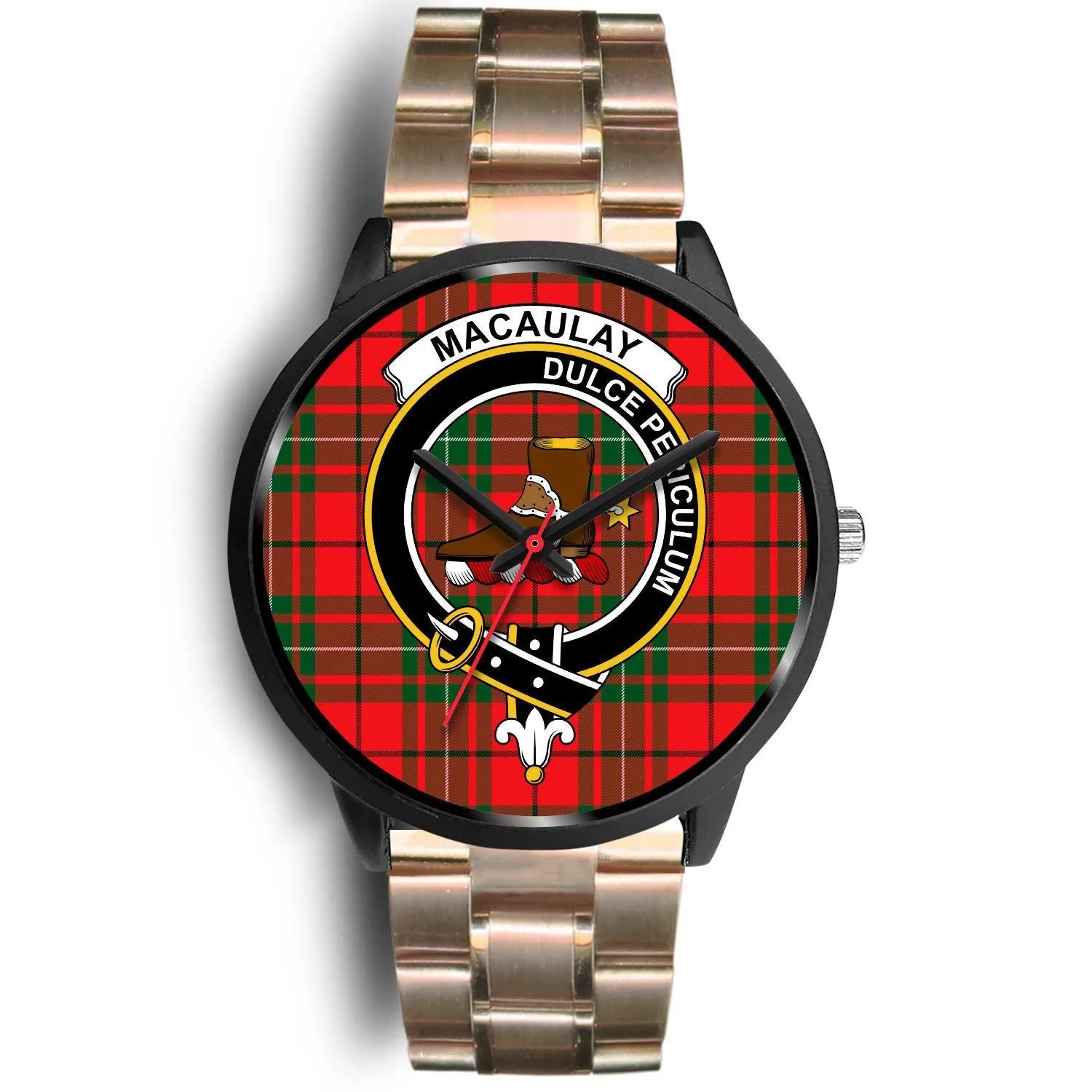 MacAulay Modern Clan Badge Tartan Black Watch