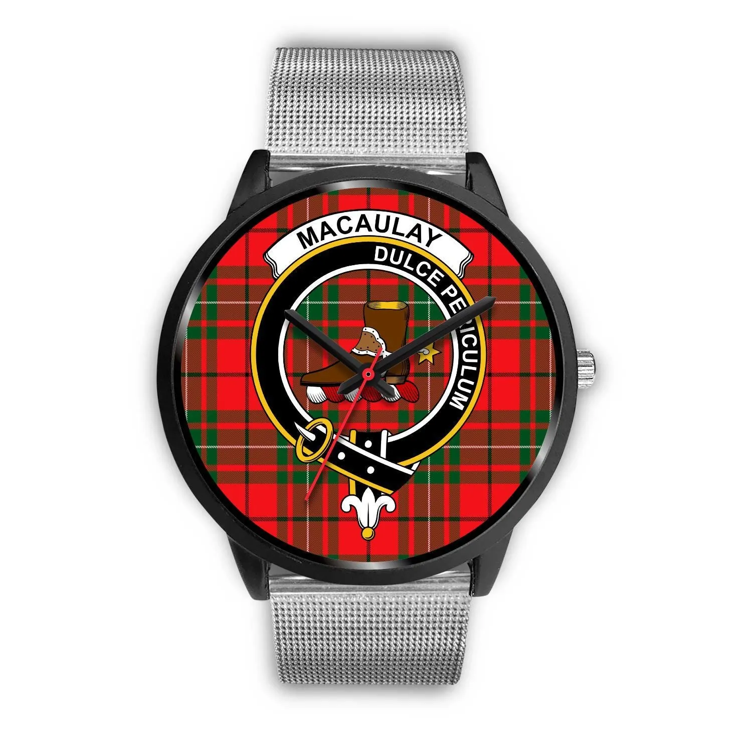 MacAulay Modern Clan Badge Tartan Black Watch