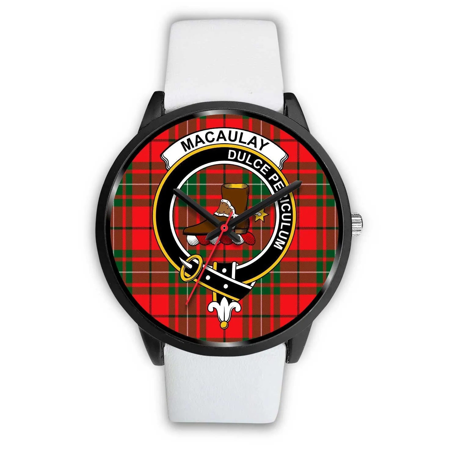 MacAulay Modern Clan Badge Tartan Black Watch