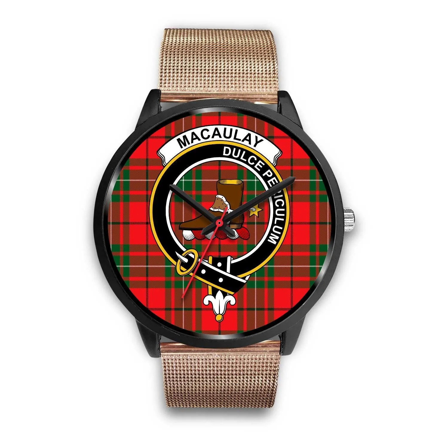 MacAulay Modern Clan Badge Tartan Black Watch