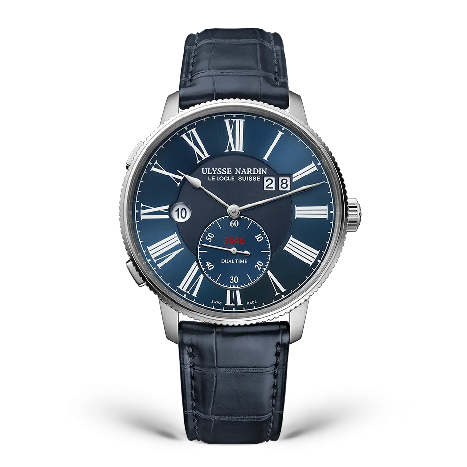 Marine Torpilleur Dual Time 44mm
