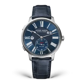 Marine Torpilleur Dual Time 44mm
