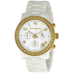 Michael Kors White Ceramic Ladies Watch MK5237