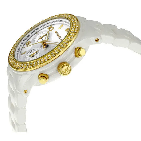 Michael Kors White Ceramic Ladies Watch MK5237
