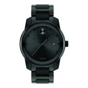 Movado BOLD Verso with 42MM Black Round Dial and Ceramic Bracelet. 3600727
