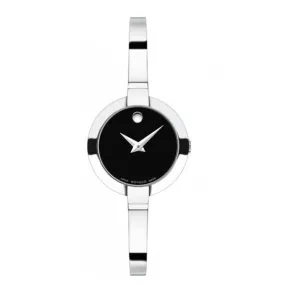 Movado Watch with 25MM Black Round Dial. 0606595