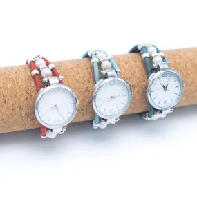 Natural Cork Cord  Handmade Ladies Fashion Watch WA-322