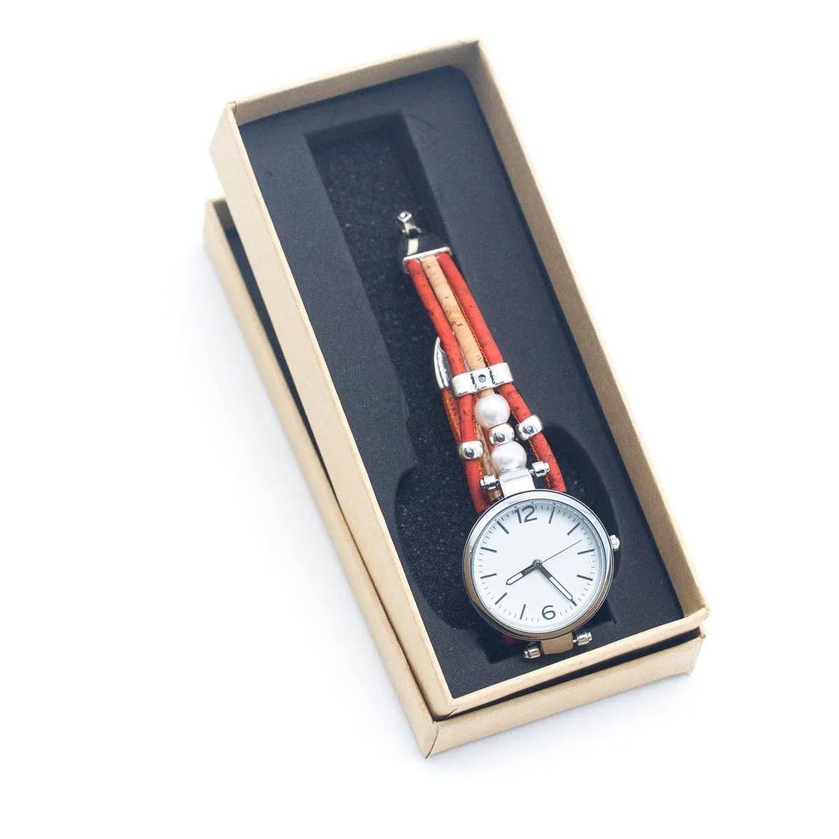 Natural Cork Cord  Handmade Ladies Fashion Watch WA-322