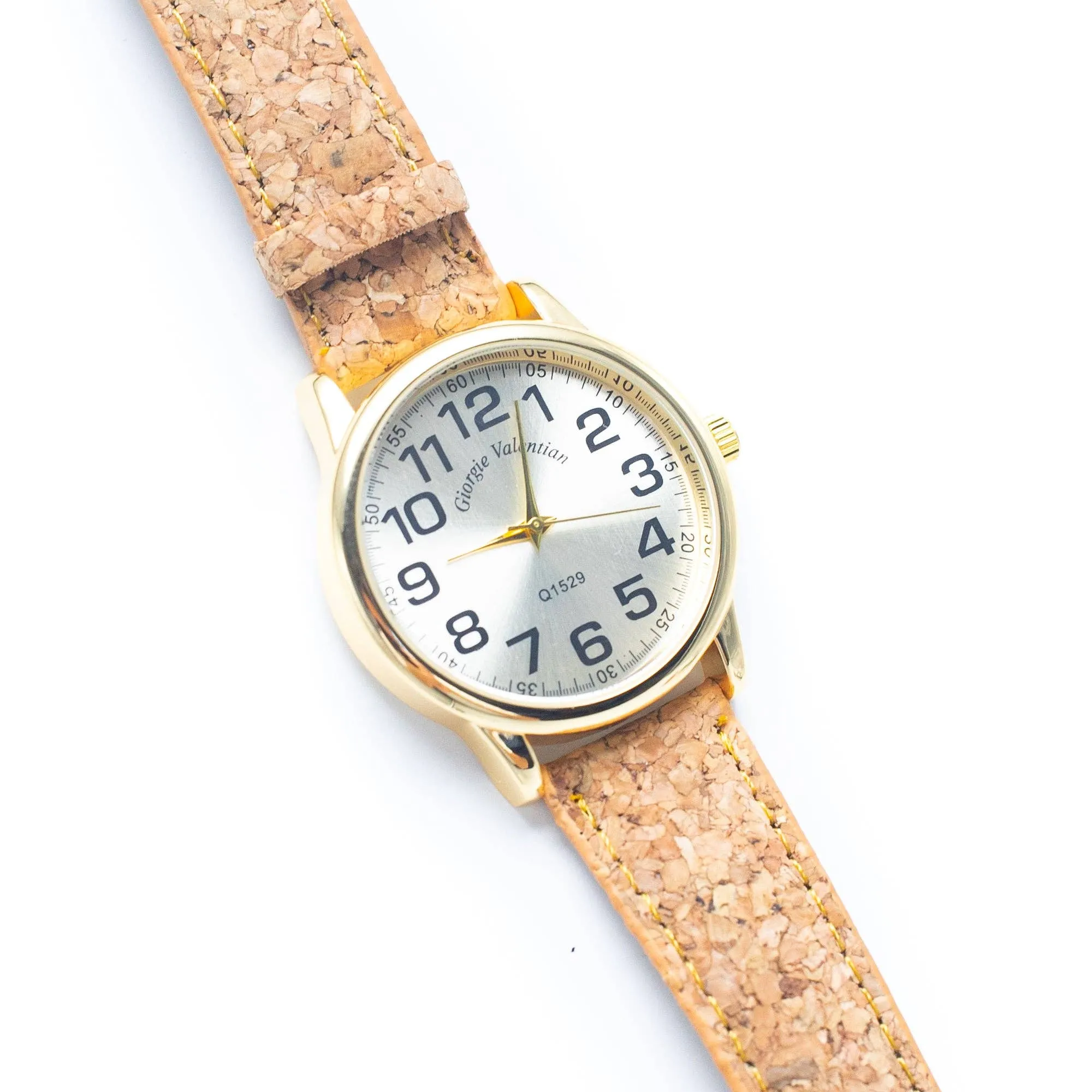 Natural Cork Strap watch women fashion Watch WA-398（without box)