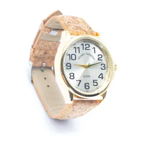 Natural Cork Strap watch women fashion Watch WA-398（without box)