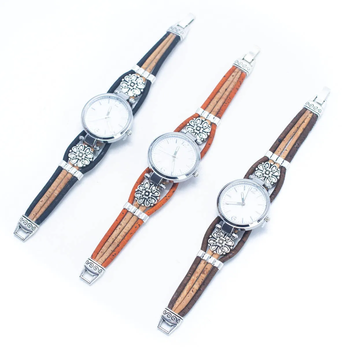 Natural Cork Thread Handmade Ladies Fashion Watch WA-175