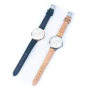Natural Cork watch ladies fashion Watch WA-431-A/B（with box）