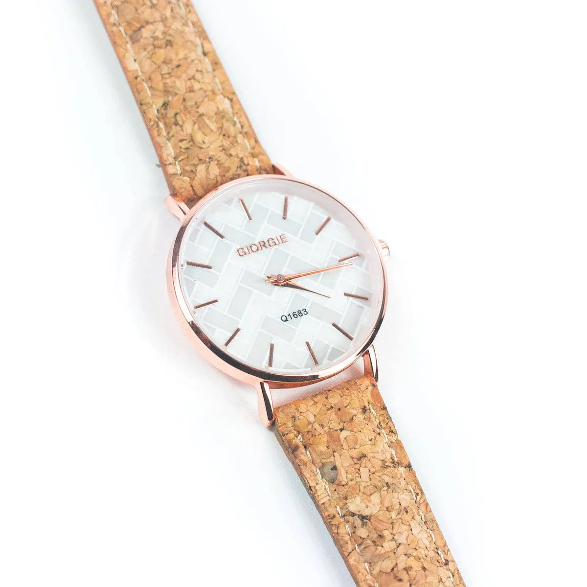 Natural Cork watch ladies fashion Watch WA-440（WITHOUT BOX）