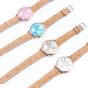 Natural Cork watch unisex fashion Watch WA-367（without box）