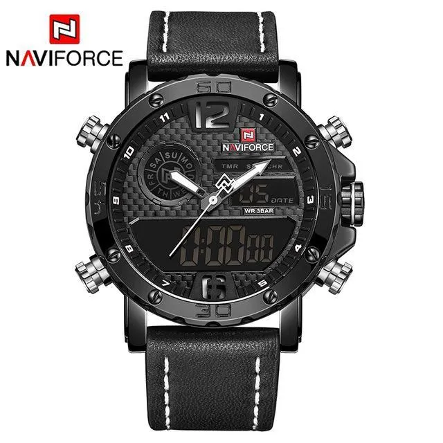 NAVIFORCE Saturn™ Tactical Water Resistant Analog & Digital Hand Watch