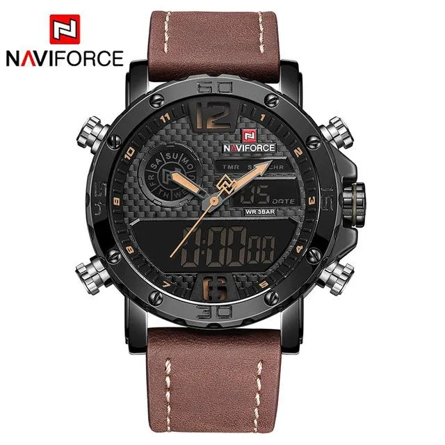 NAVIFORCE Saturn™ Tactical Water Resistant Analog & Digital Hand Watch