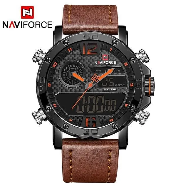 NAVIFORCE Saturn™ Tactical Water Resistant Analog & Digital Hand Watch