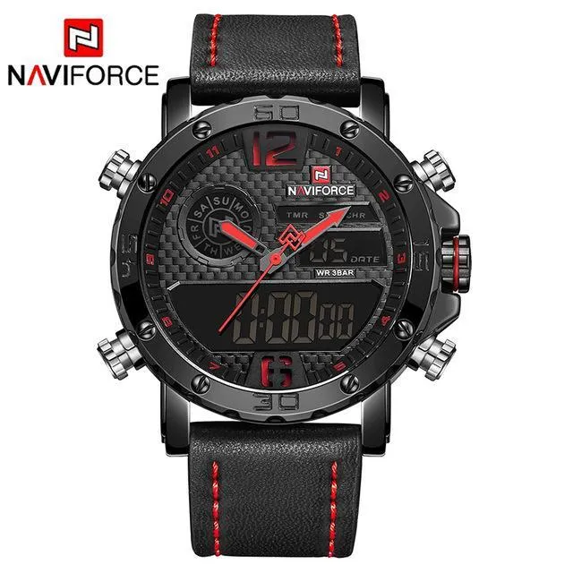 NAVIFORCE Saturn™ Tactical Water Resistant Analog & Digital Hand Watch