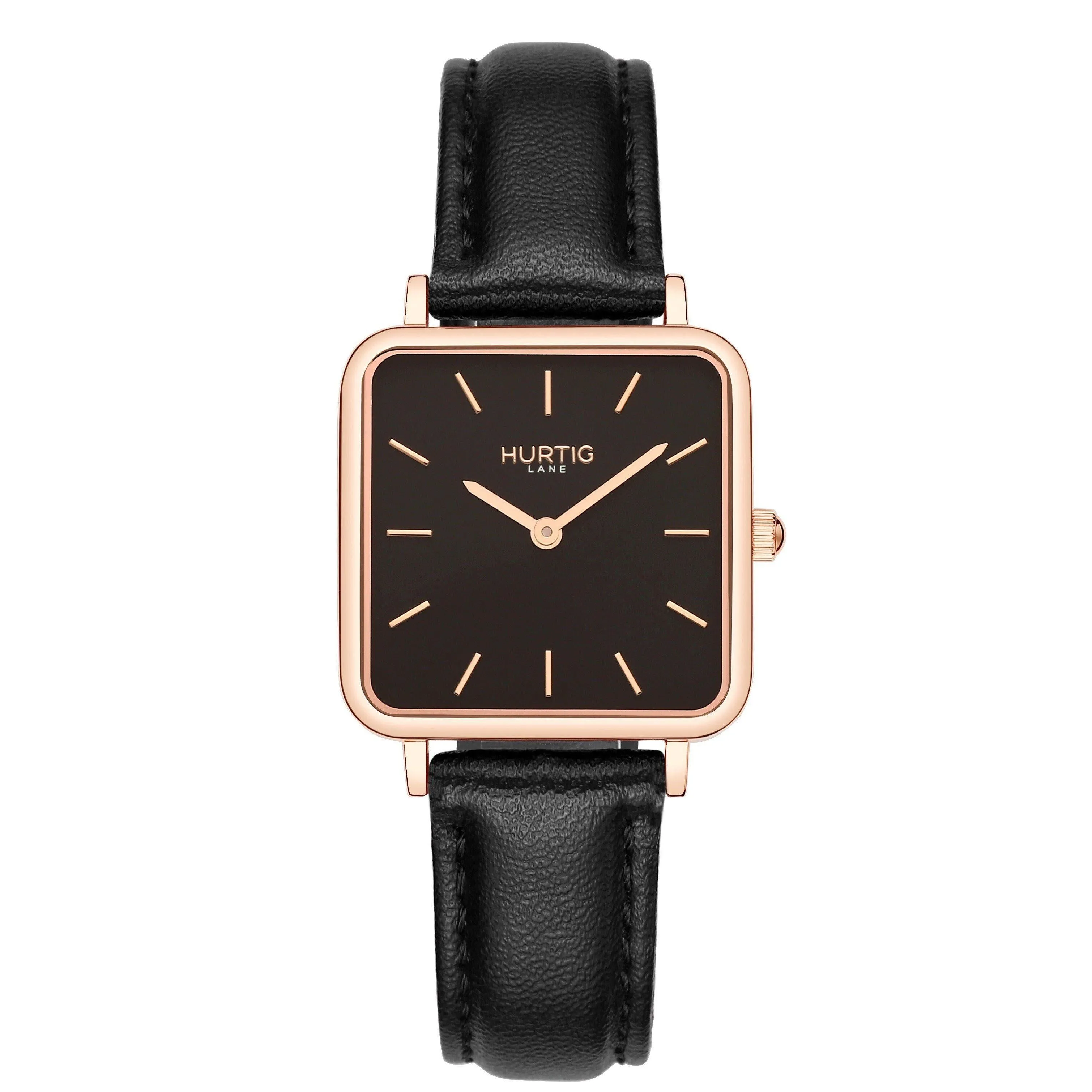 Neliö Stainless Steel Rose Gold, Black & Rose Gold