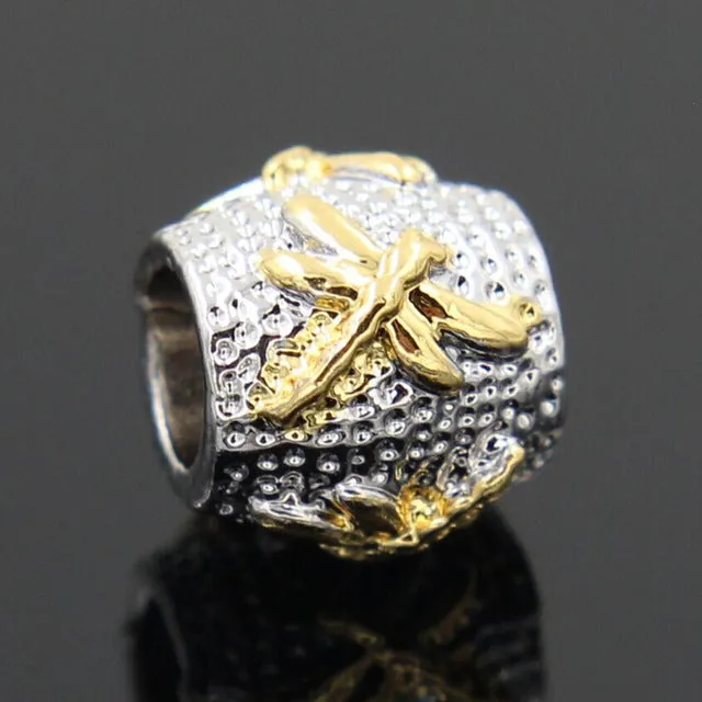 New Free Shipping 1Pcs Silver Color Bead Charm European Silver Bow Dog Cartoon Charm Pendant Bead Fit Pandora Bracelet Gift