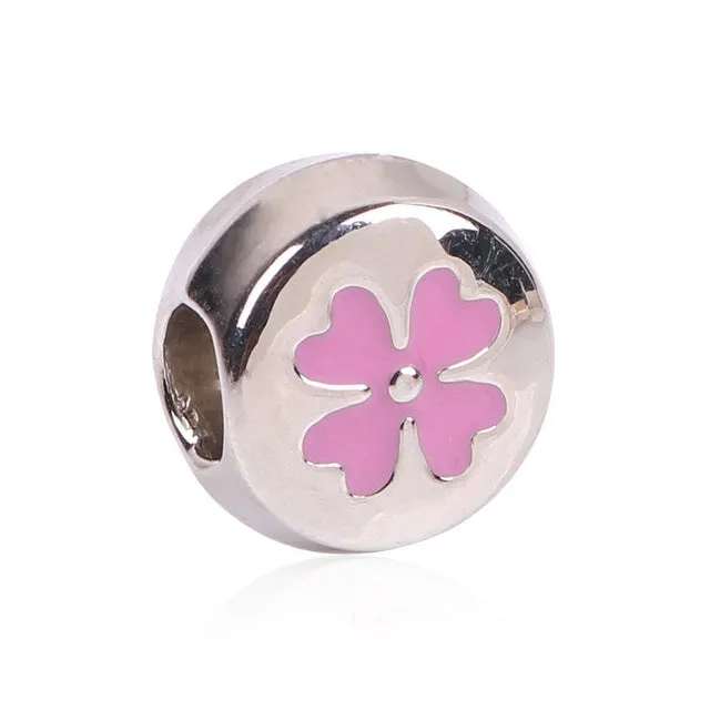 NEW Free Shipping Silver Color Bead Charm European Silver MOM LOVE Bead Fit Pandora Bracelets & Bangles Necklace