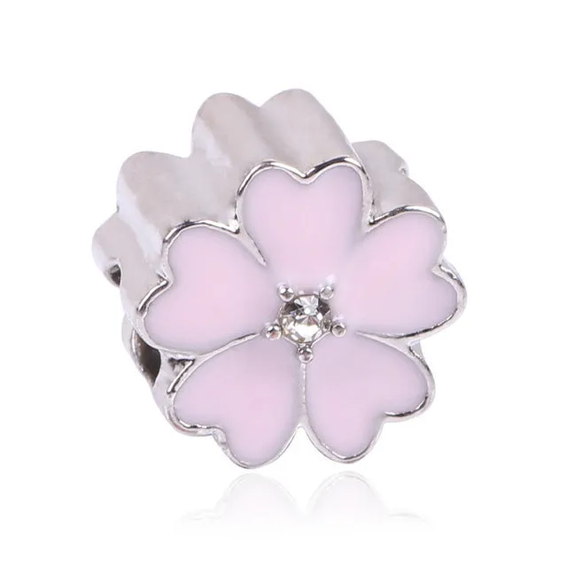 NEW Free Shipping Silver Color Bead Charm European Silver MOM LOVE Bead Fit Pandora Bracelets & Bangles Necklace