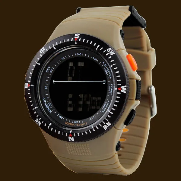 New Men Military Watch Sports Watches LED Digital Multifunction Army 50M Waterproof Dive Climbing Wristwatches Top Quality