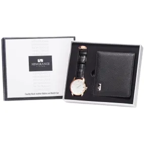Newgrange Living Watch & Wallet Set Black