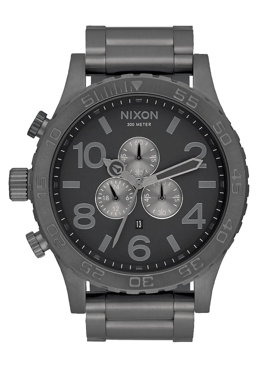 Nixon 51-30 Chrono All Gunmetal Mens Watch A083-632-00