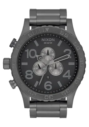 Nixon 51-30 Chrono All Gunmetal Mens Watch A083-632-00