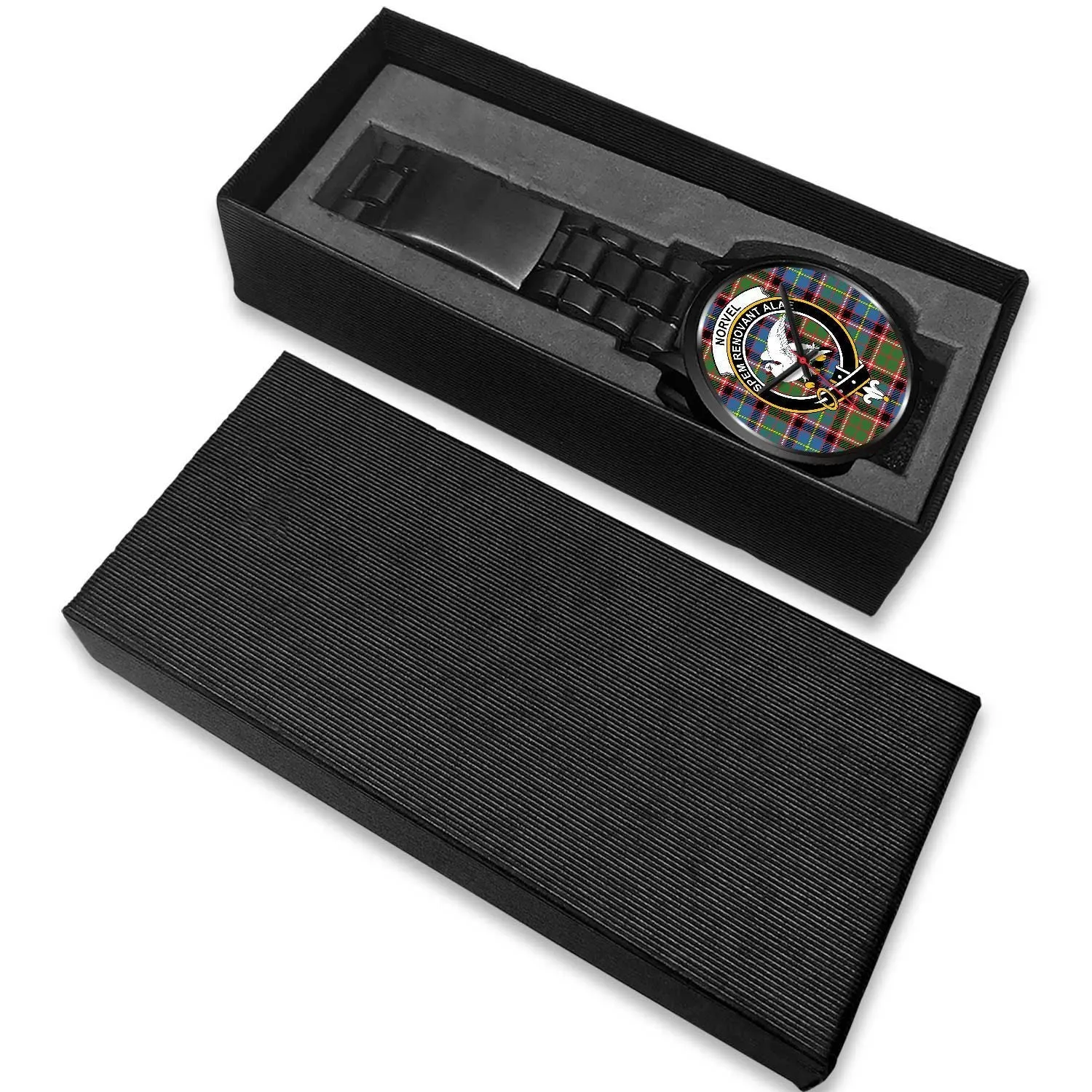 Norvel Clan Badge Tartan Black Watch