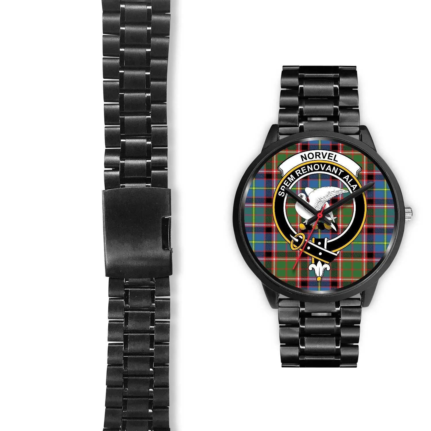 Norvel Clan Badge Tartan Black Watch