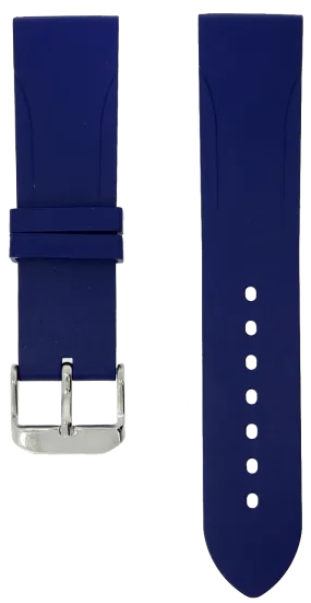 NTH Blue Natural Rubber Strap 22mm