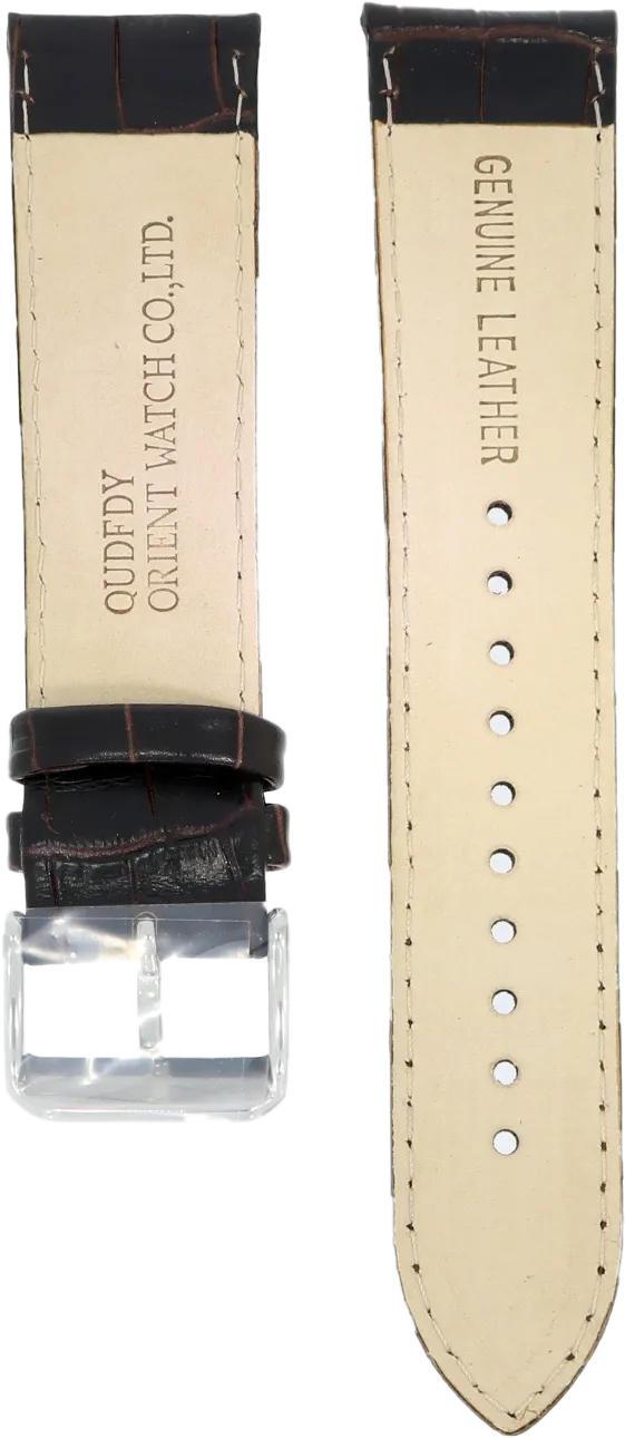 Orient Brown Leather Strap 22mm UDFDYSC