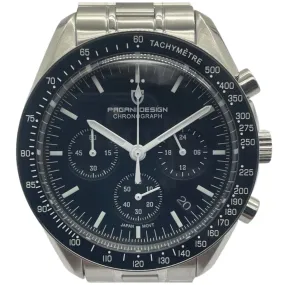 Pagani Design PD-1701 40mm Quartz Chronograph Black Dial Watch