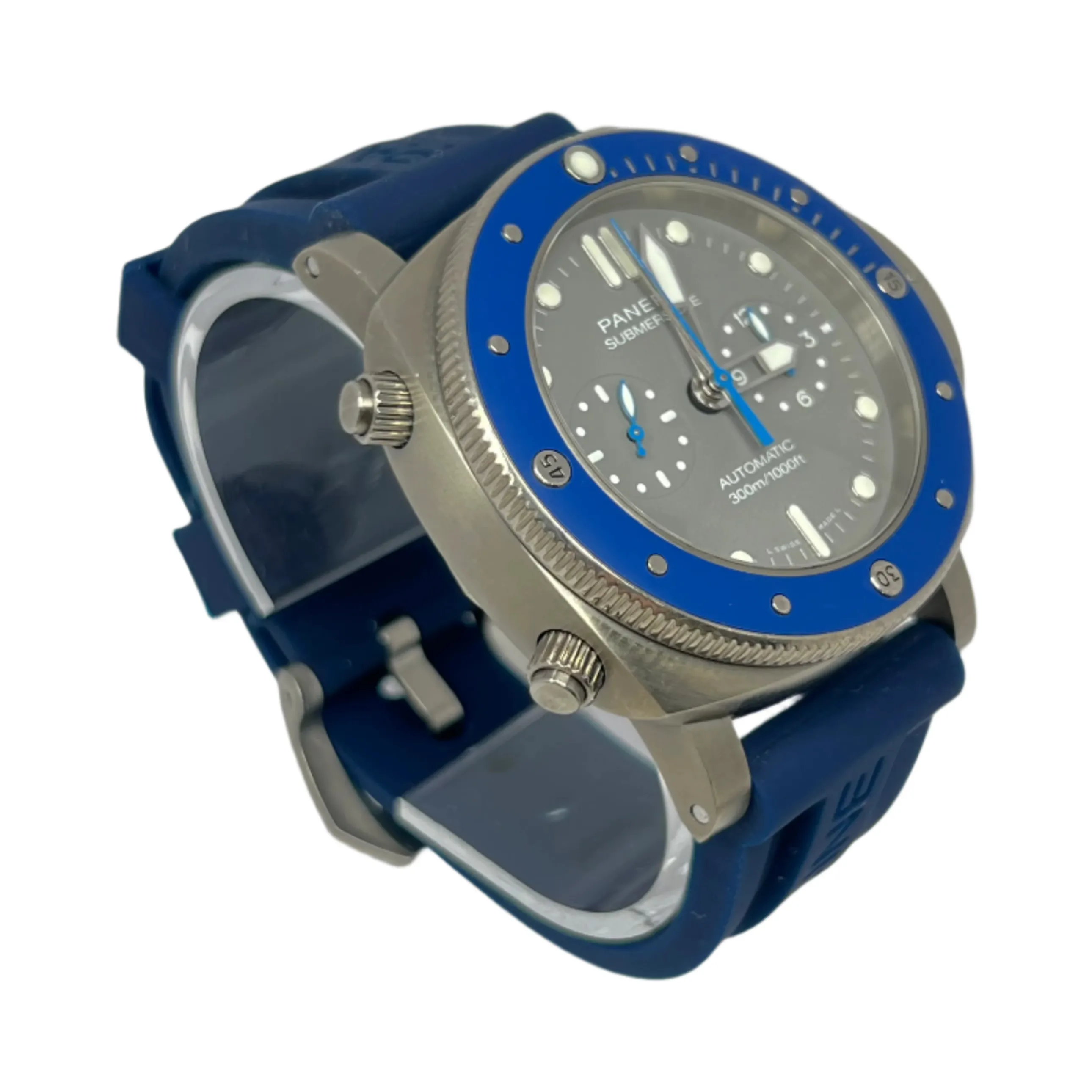 Panerai Submersible Diver Chronograph Titanium & Ceramic Men's Watch