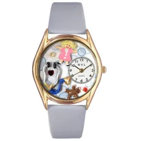 Pediatrician Watch Small Gold Style