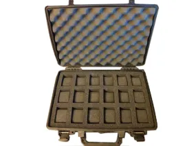 Pelican Case 1470 Custom Foam Insert for 18 Watches (Foam ONLY)