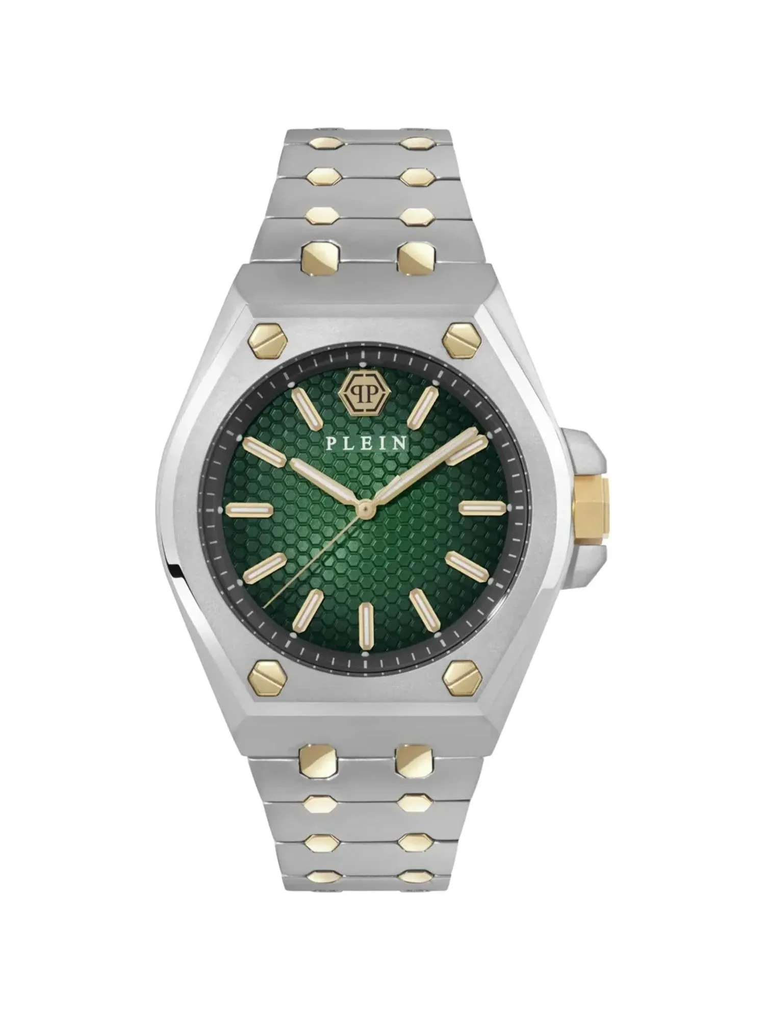 Philipp Plein Men 43 mm Size Green Dial Analog Watch - PWPMA0224