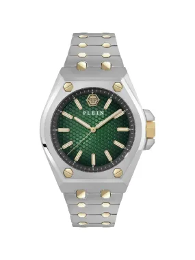 Philipp Plein Men 43 mm Size Green Dial Analog Watch - PWPMA0224