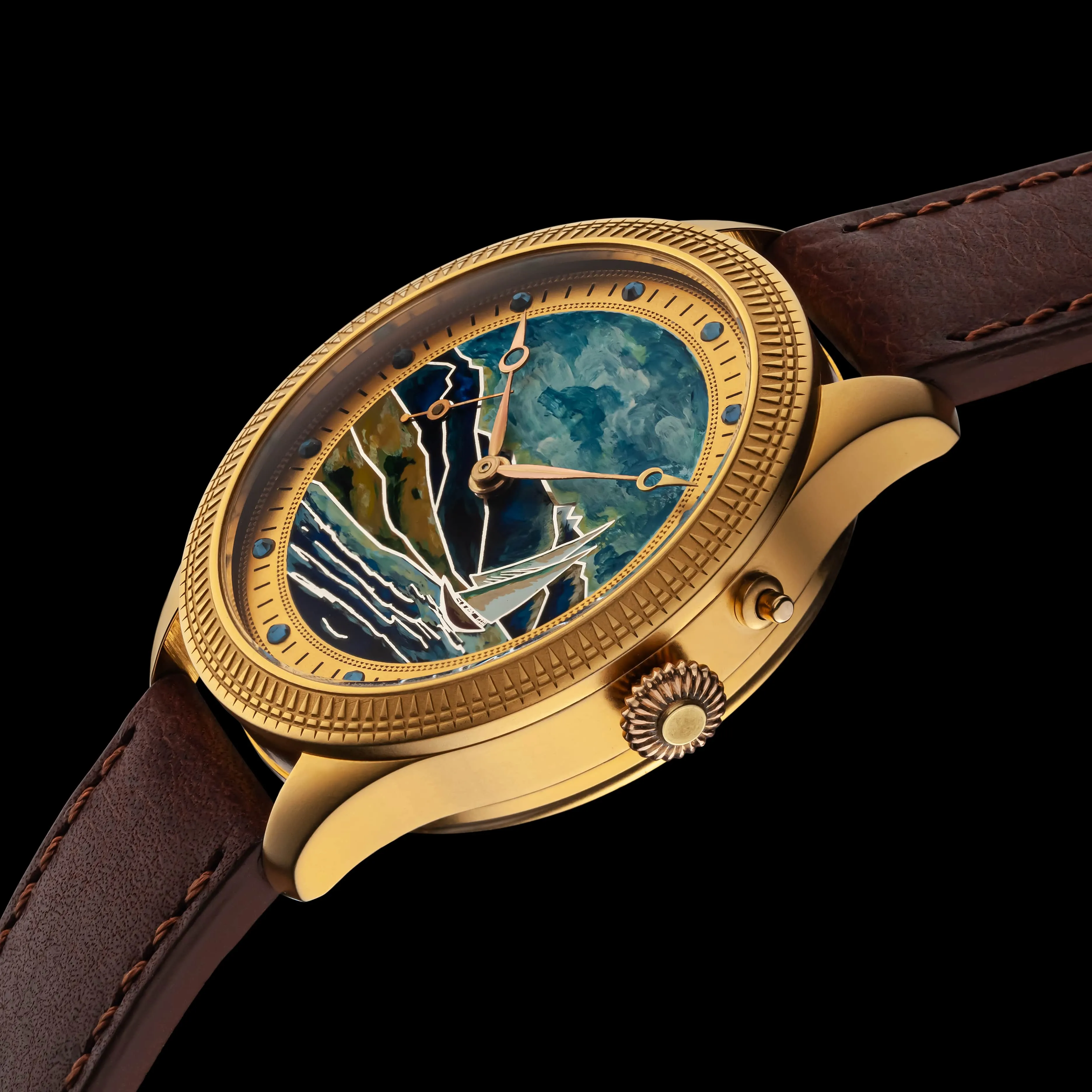 PRE-ORDER: LAGUNA Exclusive Custom Made Artisan Watch with Painted Dial