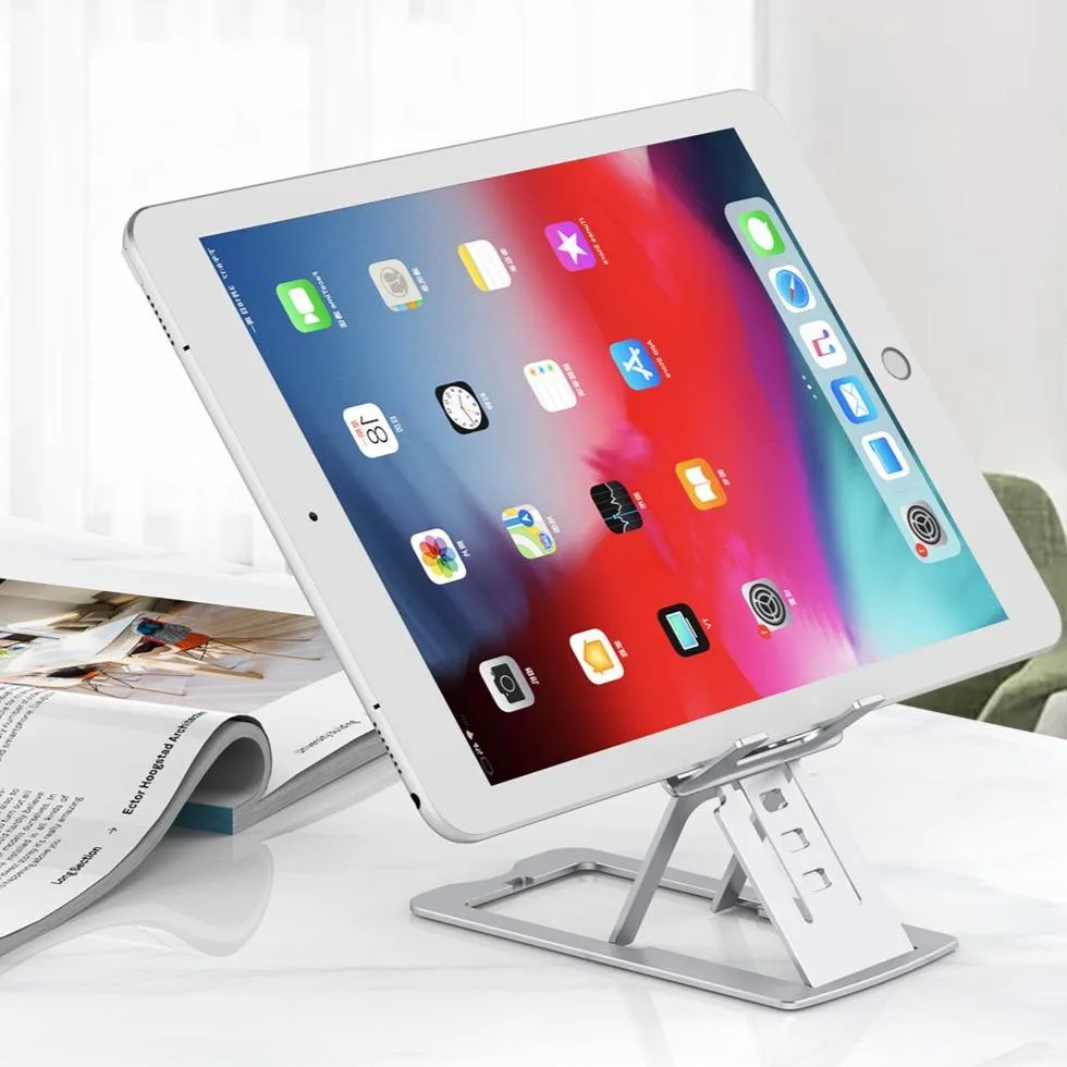R-Just Slender Slim Folding Metal Desktop Stand
