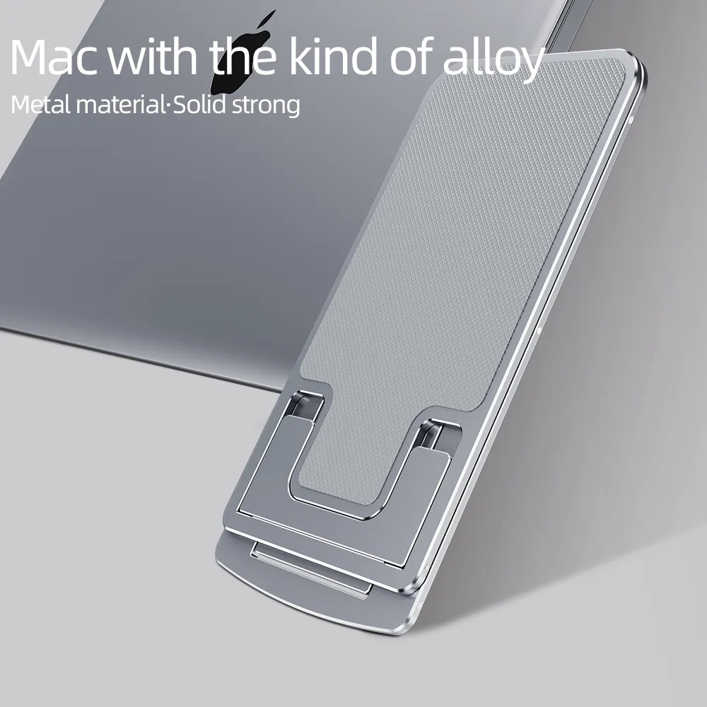 R-Just Slender Slim Folding Metal Desktop Stand