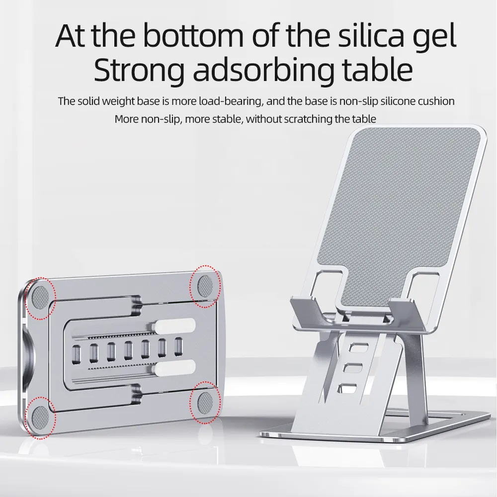 R-Just Slender Slim Folding Metal Desktop Stand