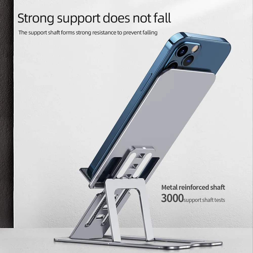 R-Just Slender Slim Folding Metal Desktop Stand