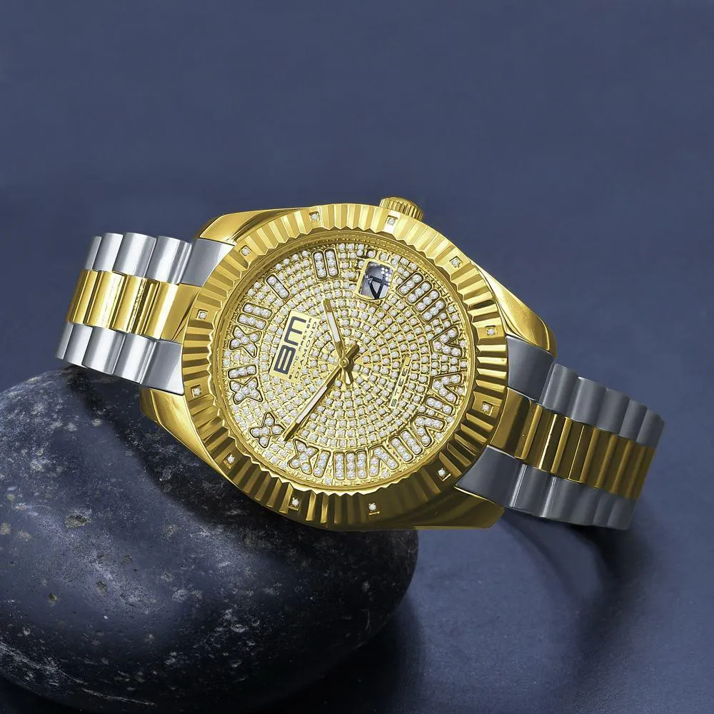 Real Diamond Hip Hop Dress Watch